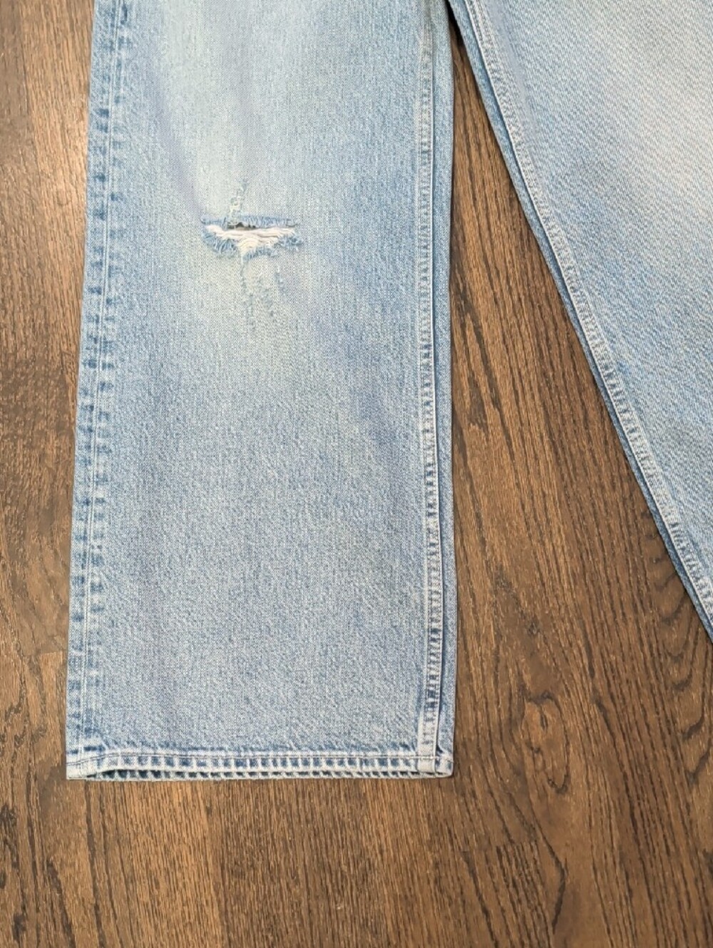rag & bone Light Wash Wide-Leg Jeans - Picture 3 of 6